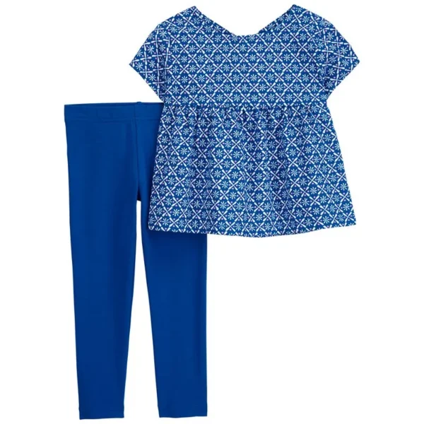 Set 2 Piezas Remera Mangas Cortas Pantalon