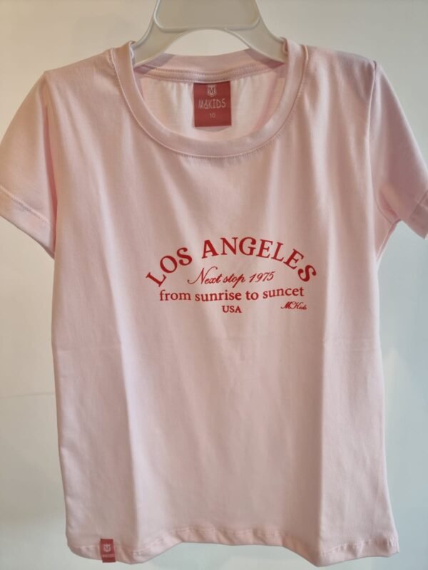 Remera m.corta " Los angeles"