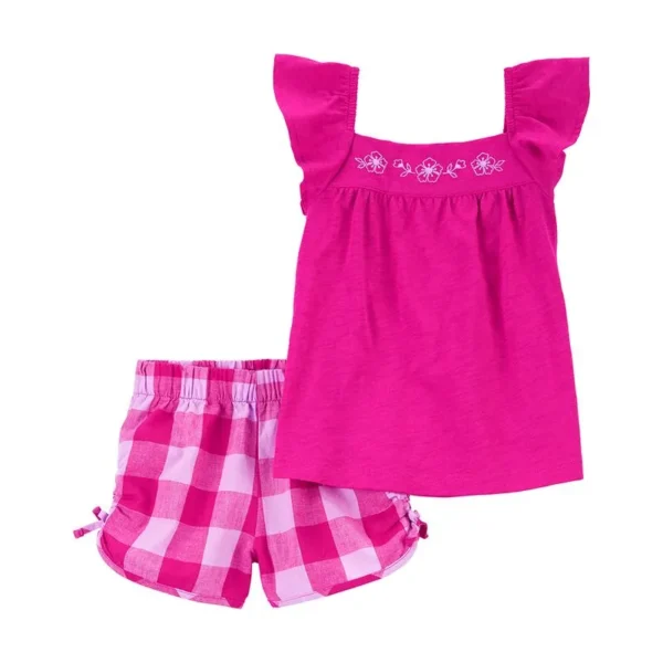 Set 2 Piezas Remera Musculosa Short