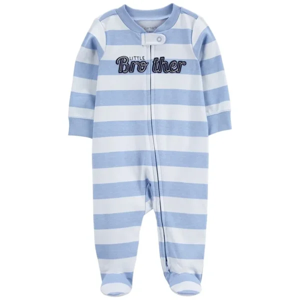 Carter´s Osito Pijama Algodon Cierre Little Brother